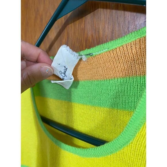 VINTAGE Herman Geist striped sweater - Picture 3 of 5